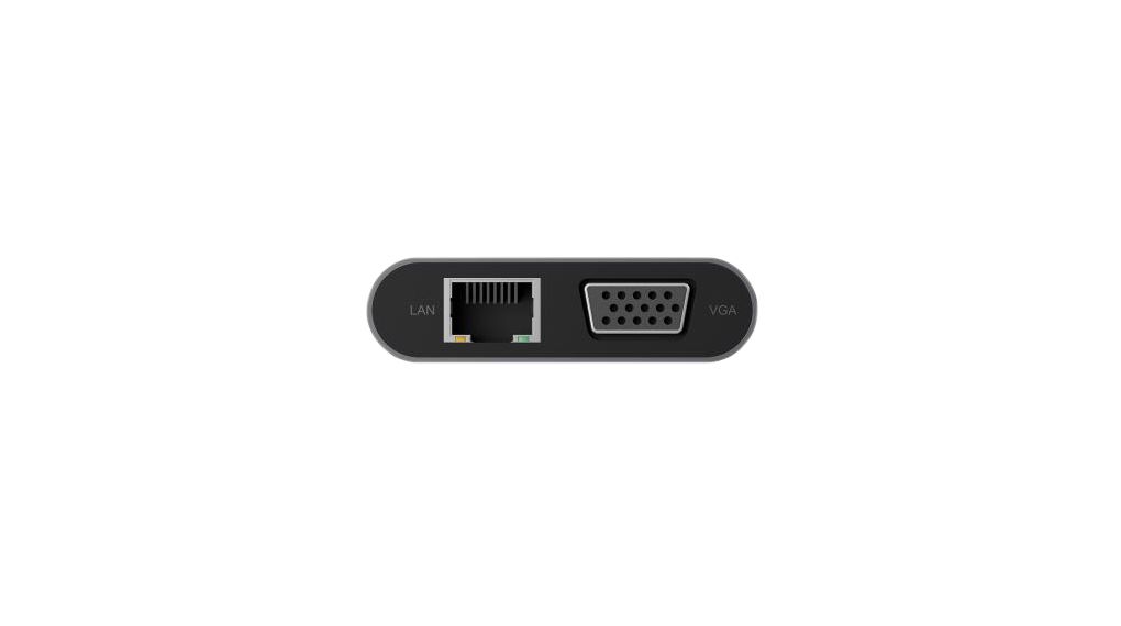 ib-dk4040-cpd ICY BOX  2 3840 x 2160 pixel USB C Docking Station USB 3.0 Portswith VGA, HDMI - 3 xUSB ports