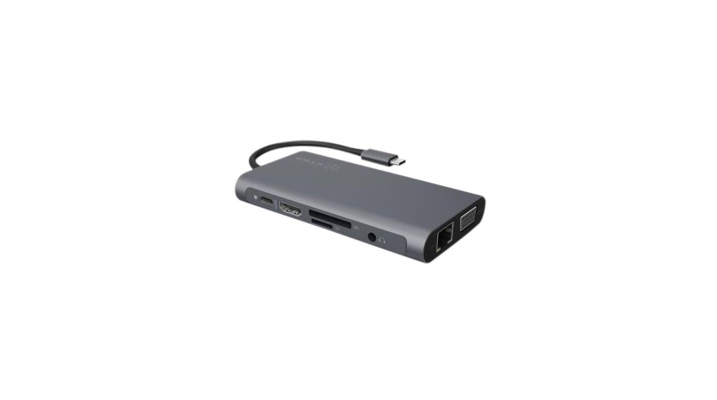 ib-dk4040-cpd ICY BOX  2 3840 x 2160 pixel USB C Docking Station USB 3.0 Portswith VGA, HDMI - 3 xUSB ports