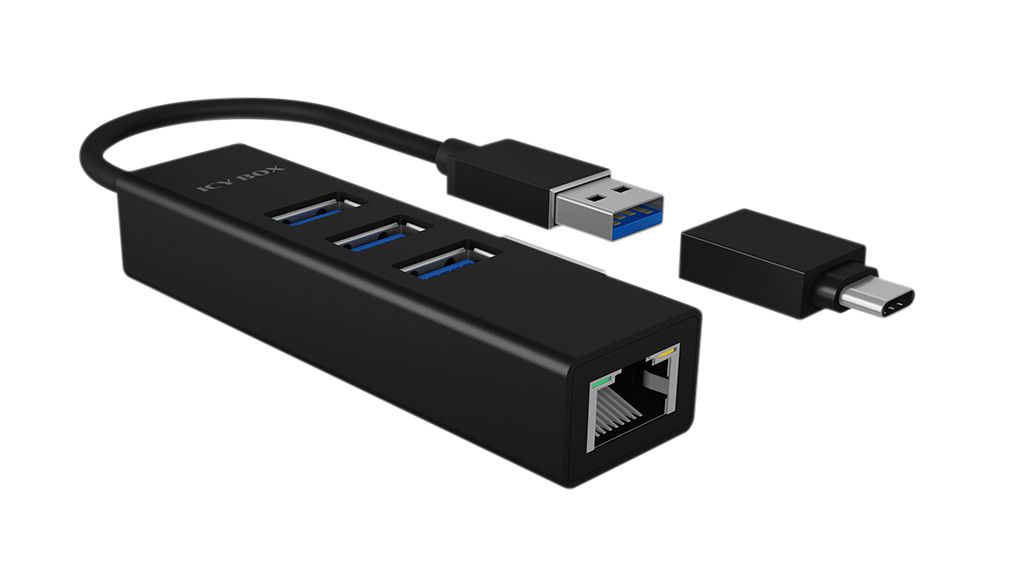 ICY BOX USB Hub 17 mm