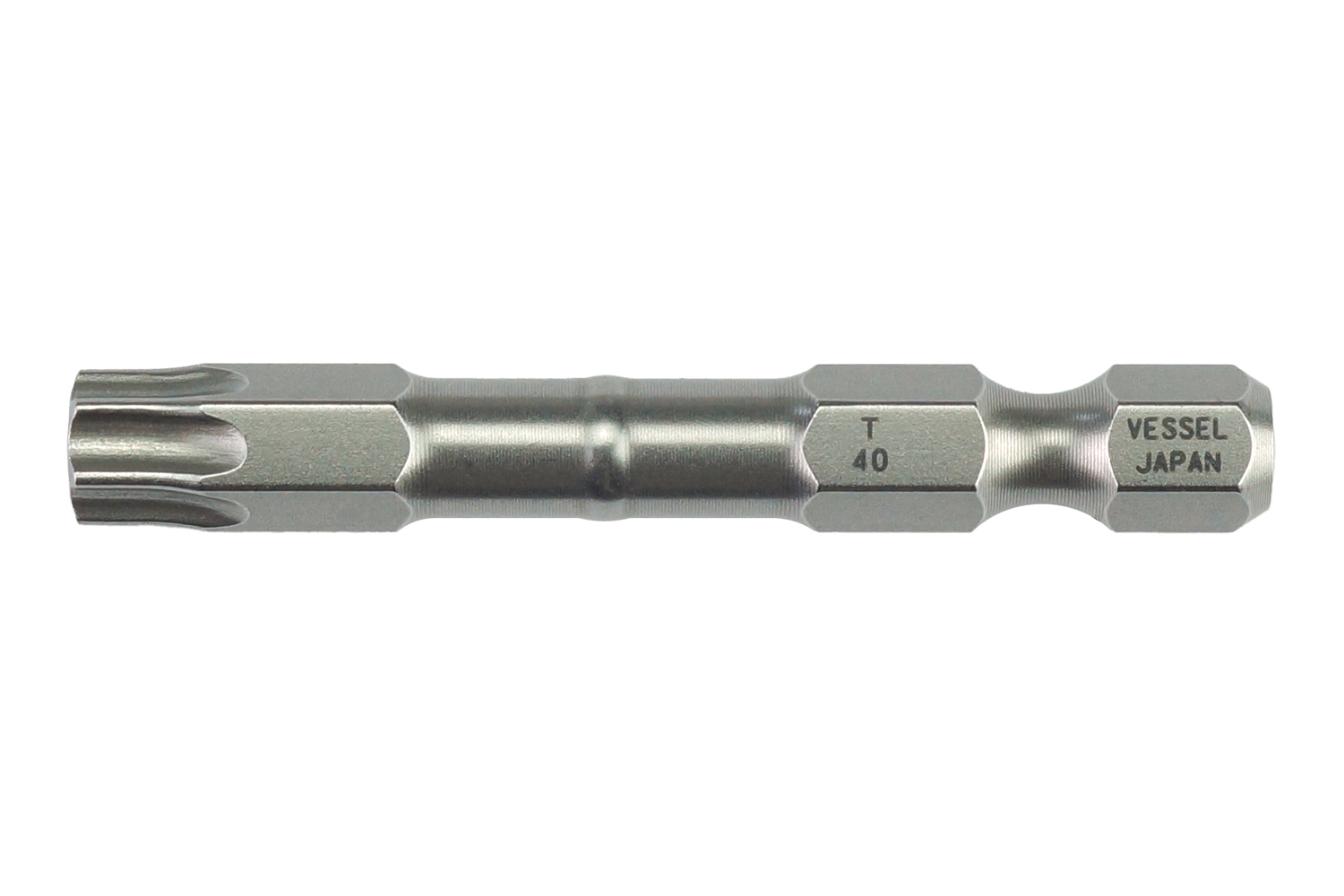 Vessel Torx Hexagon Screwdriver Bit, 1/4 in Tip, 50 mm Tip, Hex Drive, 50 mm Overall