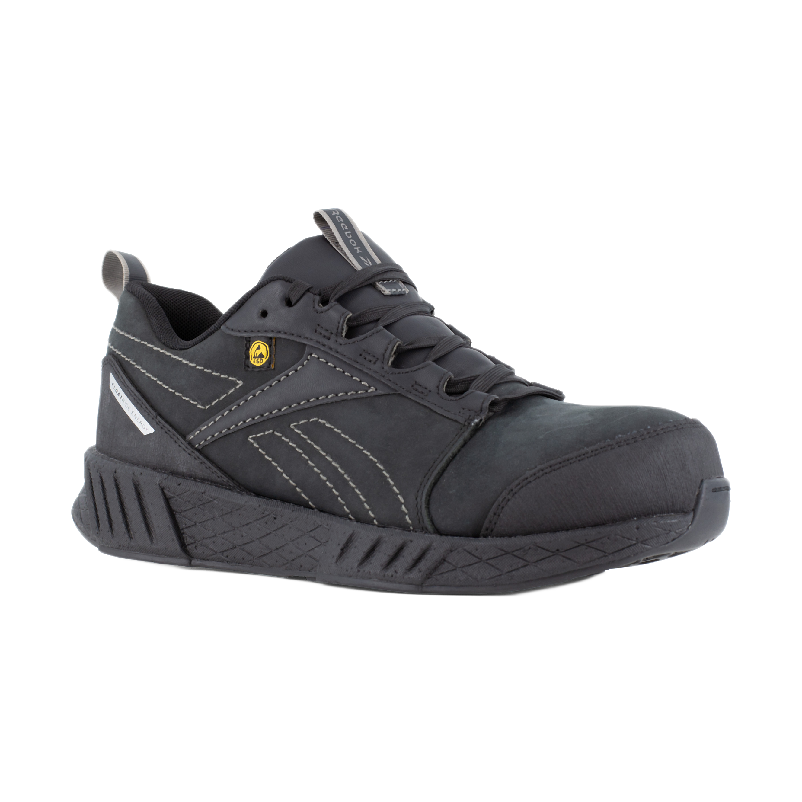 ib1080s3-src-esd-t-37 Reebok Work Fusion Formidable Men's Black Composite Work Shoes, UK 4.5, EU 37