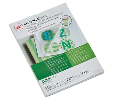 GBC Clear A4 100 Per Pack
