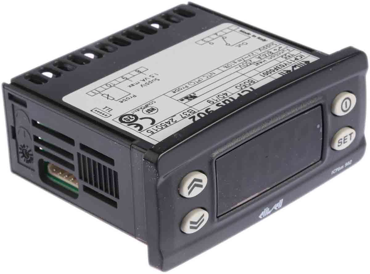 ic-902-12v-8a-ntc Eliwell ICPlus Panel Mount On-Off Temperature Controller 1 Input, 1 Output Relay 12V Temperature Control