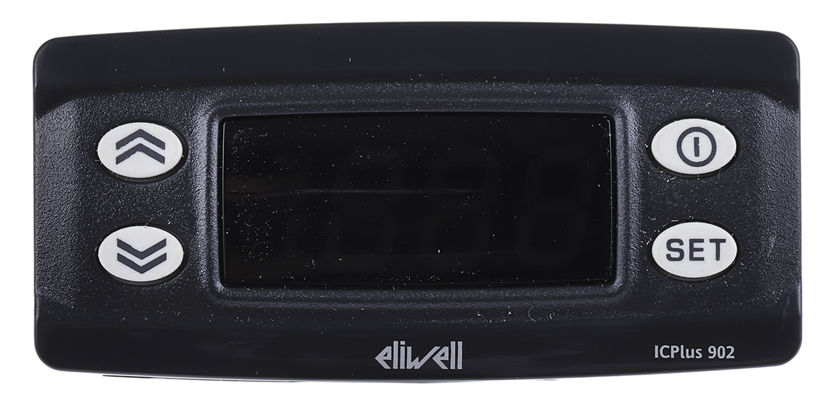 Eliwell ICPlus 902 Panel Mount On-Off Temperature Controller 1 Input, 1 Output Relay 230V Electronic Controller