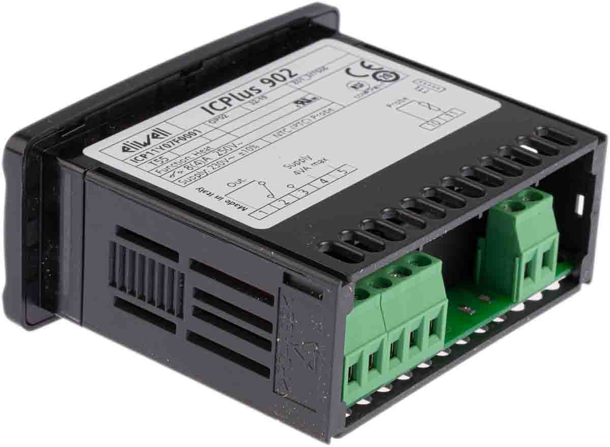 ic-902-230v-8a-ntc Eliwell ICPlus Panel Mount On-Off Temperature Controller 1 Input, 1 Output Relay 230V Electronic Controller