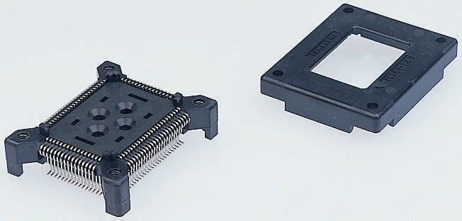 Yamaichi 0.65 mm Pitch 100 Way QFP Surface Prototyping IC Socket