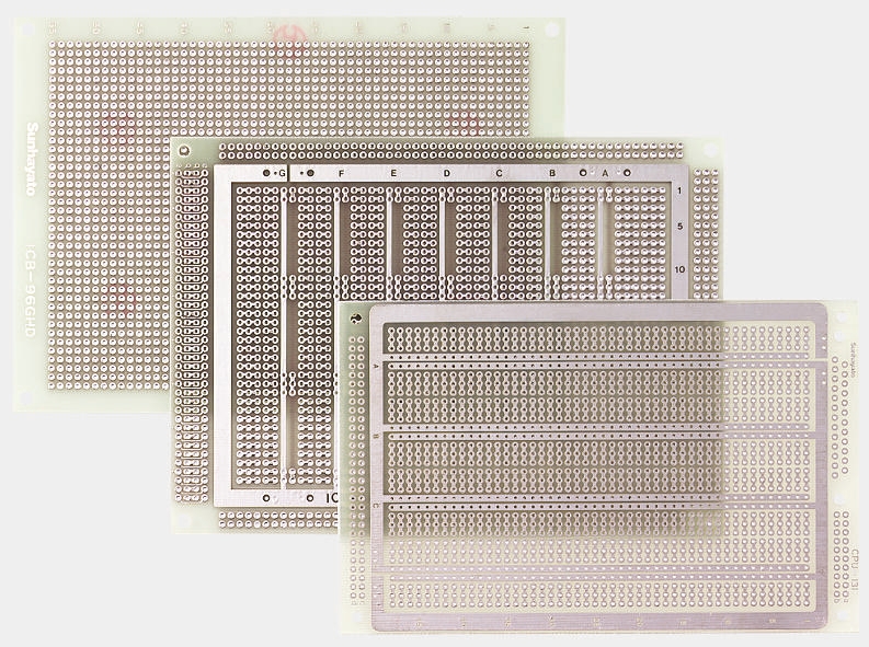 Sunhayato Matrix Board FR4 0.9 mm Holes, 2.54 mm Pitch, 180 mm 130mm