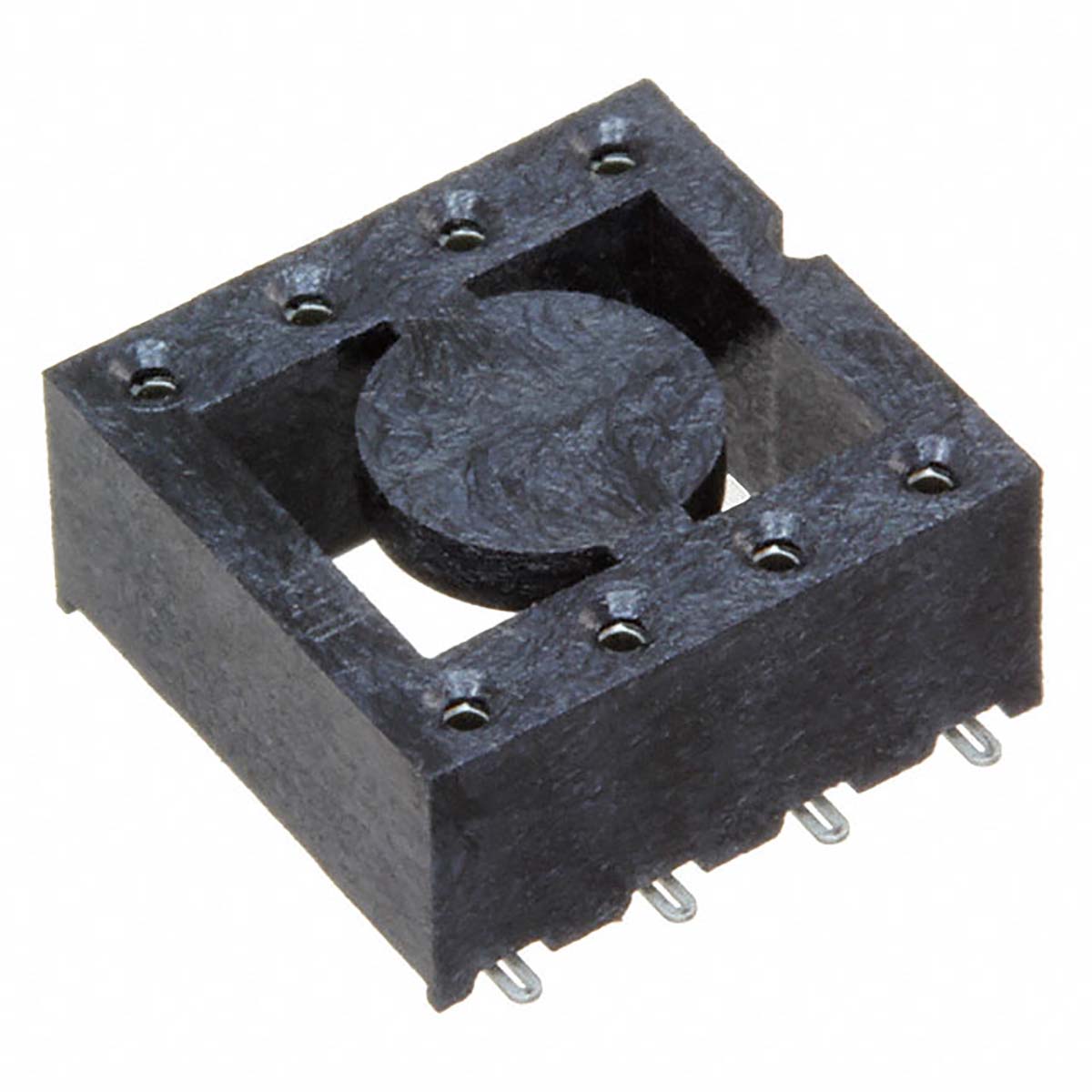 Samtec, ICF 2.54 mm Pitch Vertical 8 Way, PCB Stamped Pin Open Frame DIL Socket