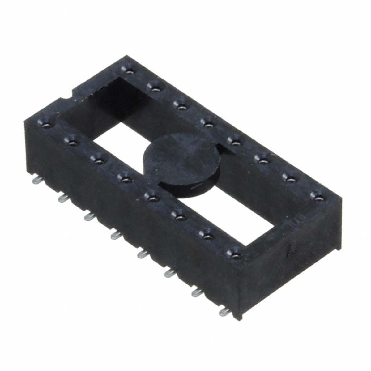 Samtec, ICF 2.54 mm Pitch Vertical 16 Way, PCB Stamped Pin Open Frame DIL Socket