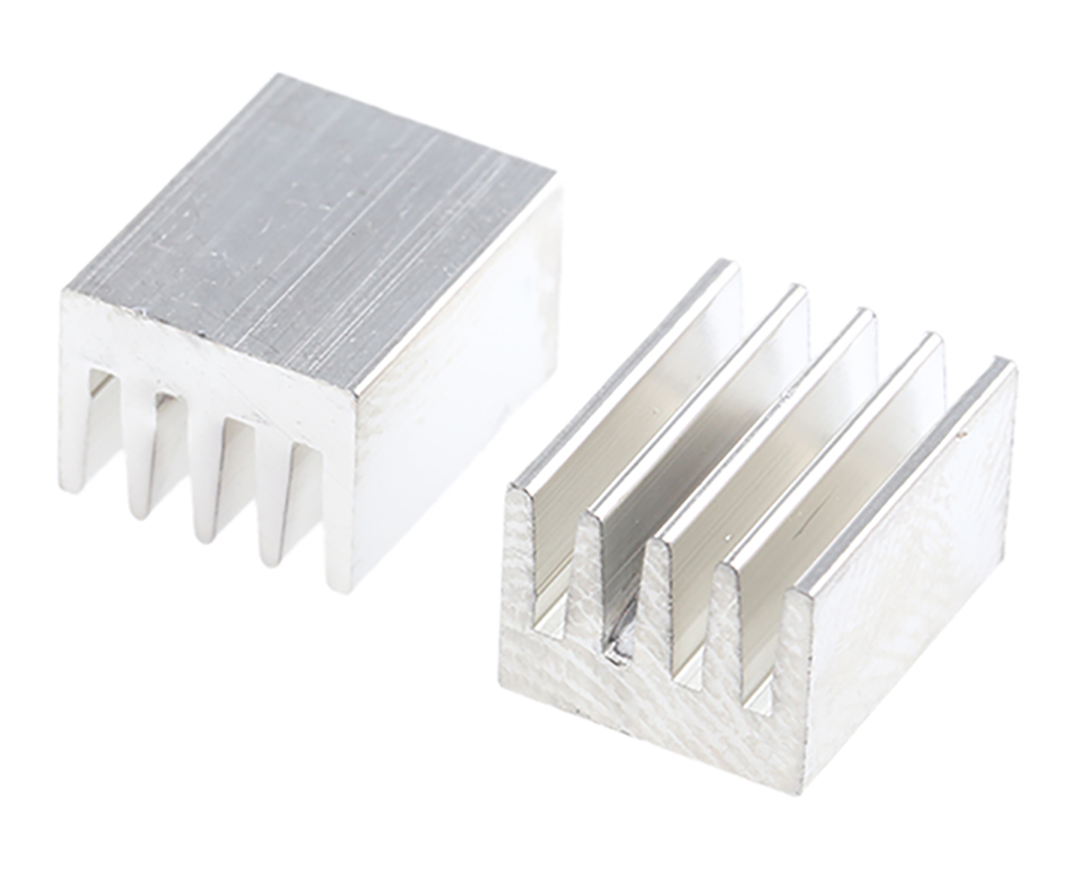 Fischer Elektronik Heatsink, Universal Rectangular Alu 6 mm 8 mm 8mm