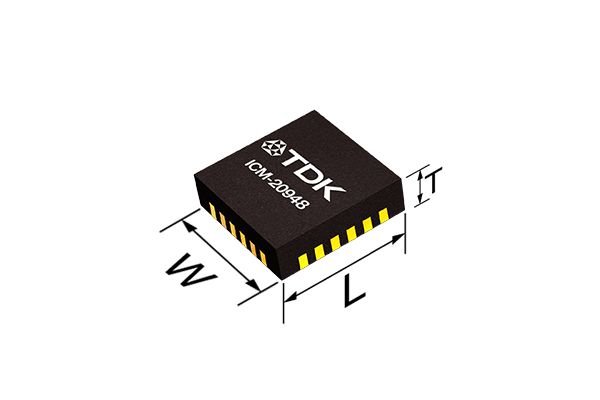InvenSense 9 Axis Surface Motion Sensor 1.71 V 3.6V, I2C/SPI, QFN, 24-Pin