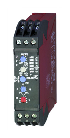 Hiquel Monitoring Relay, 3 Phase, 150/440 V Monitor Range, DPDT, DIN Rail, 115V ac, 180 V ac, 440 V ac, 550 V ac