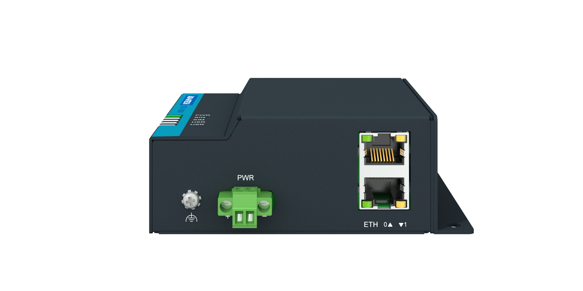 Advantech ICR-1602, 4 Port Ethernet, Serial, SIM/R-UIM Interface, SMA, USB