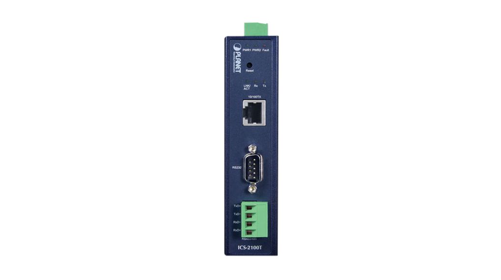 ics-2100t Planet Serial Device Server 2, 921 kbps Baud Rate