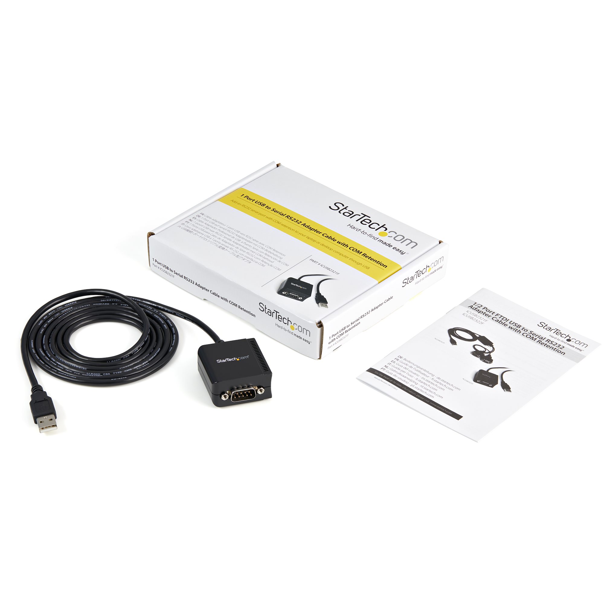 icusb2321f StarTech.com RS232 Converter Cable 1