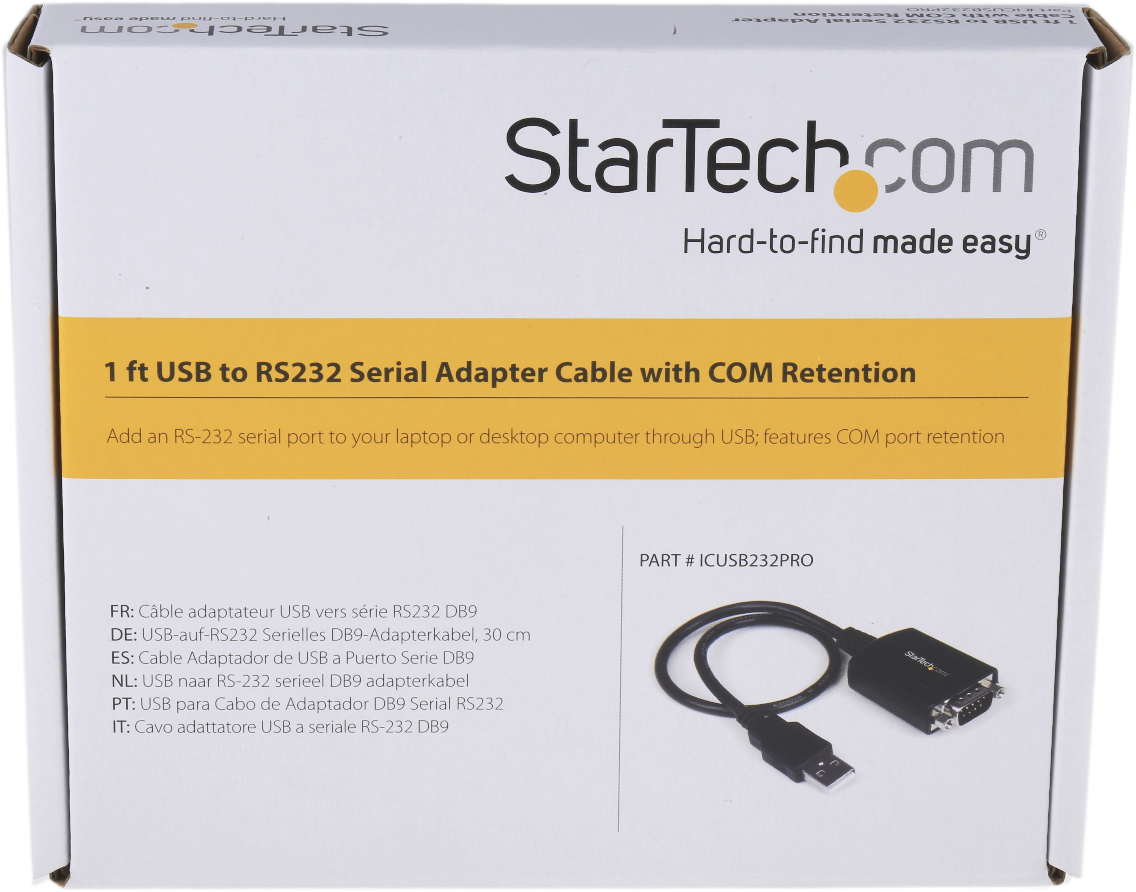 icusb232pro StarTech.com RS232 Interface Converter 1