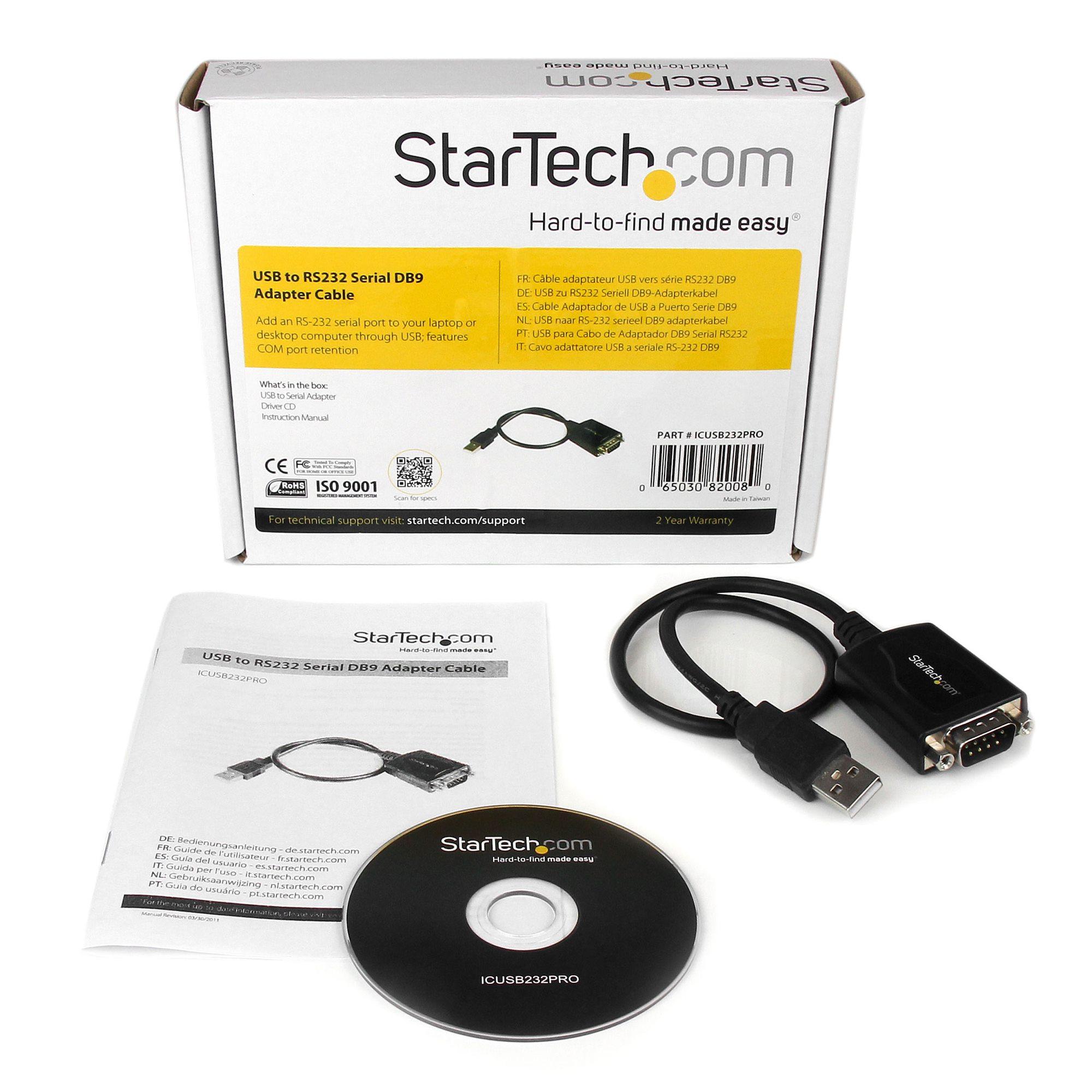 icusb232pro StarTech.com RS232 Interface Converter 1