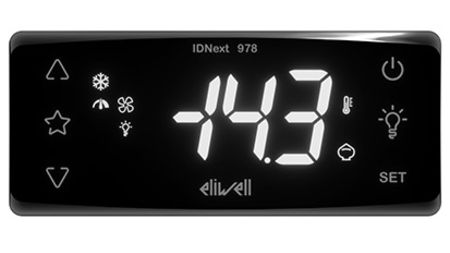 id-next-978-ptcntc-230v-1ntc Eliwell ID NEXT Panel Controller 2 Input, 4 Output Relay 230V On-Off