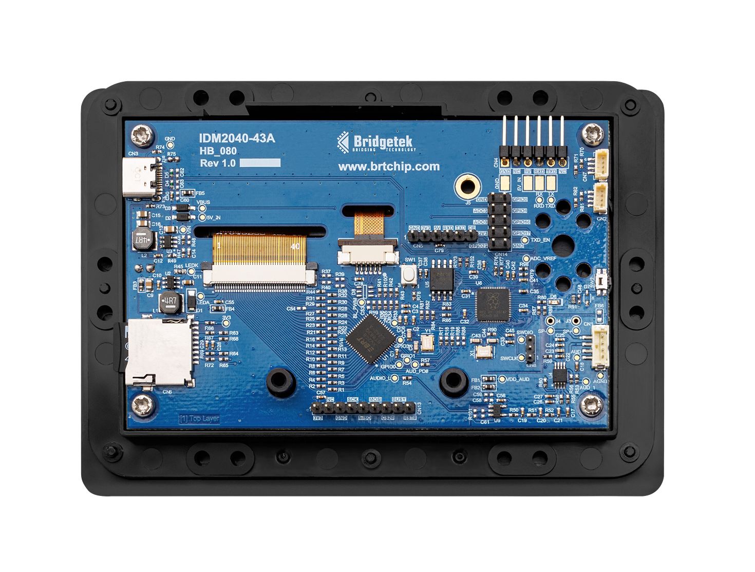Bridgetek IDM2040-43A TFT LCD Display Touch Screen, 4.3 in, 480 x 272 pixel