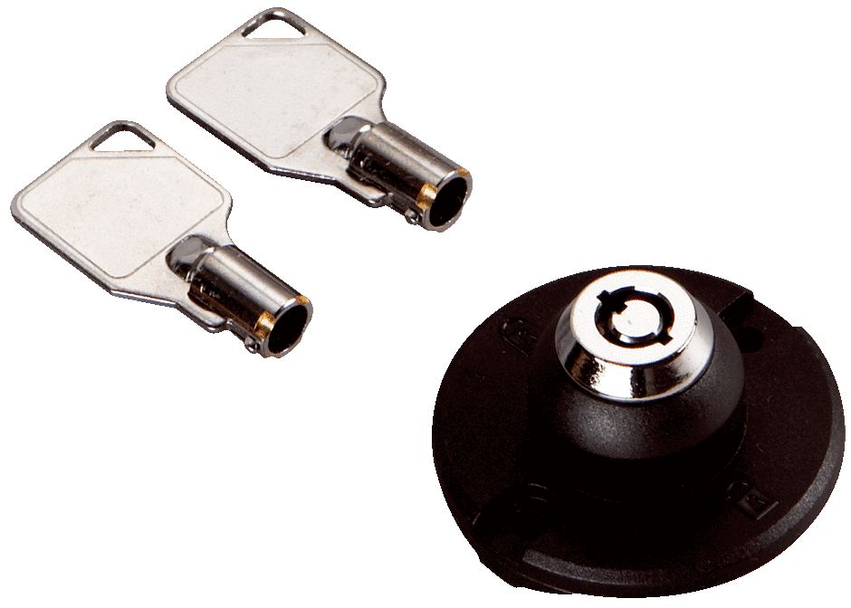 SICK Black Key Lock, Key Unlock