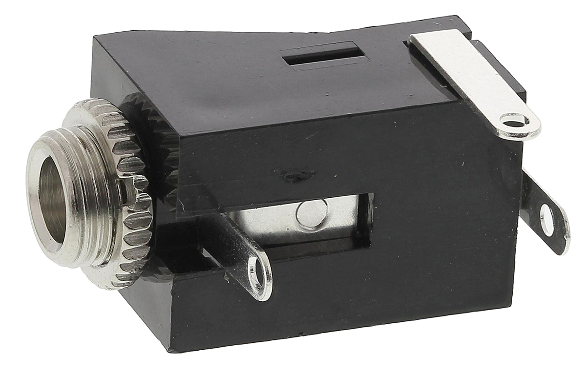 iem101-3 Belden Jack Connector 3.5 mm Chassis Mount Male 2 Mono, 4A