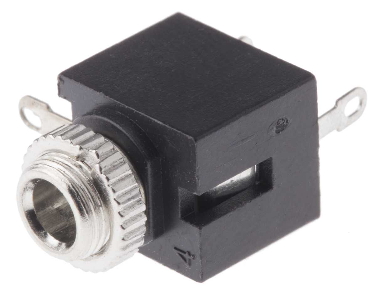Belden Jack Connector 3.5 mm Chassis Mount Female 2 Mono, 4A