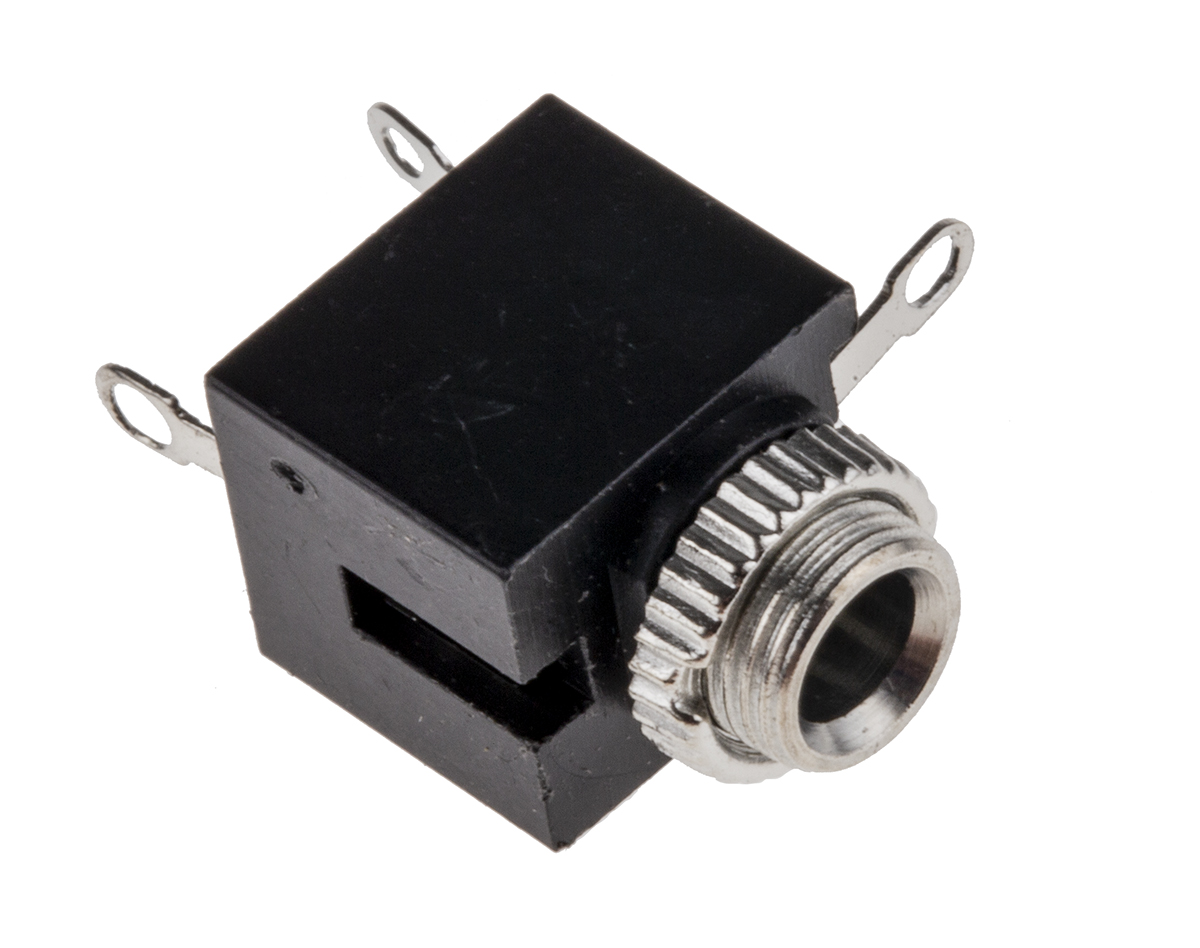 Belden Jack Connector 3.5 mm Chassis Mount Female 2 Stereo, 4A