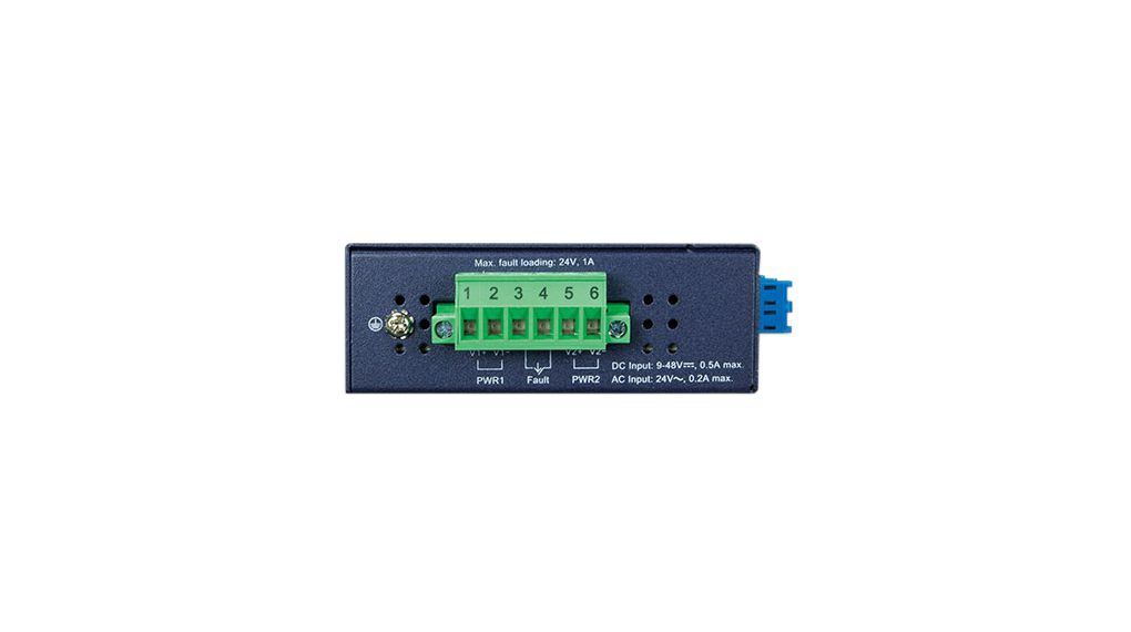 ifb-244-mlc Planet IFB-244-MLC Fiber Optic 4 Port Industrial Ethernet Switch Power Over Ethernet
