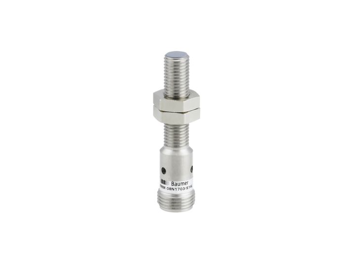 Baumer IFRM 08P1703/S14L Threaded Barrel Proximity Sensor, M8 PNP 30V 2 mm 36 V dc 200mA