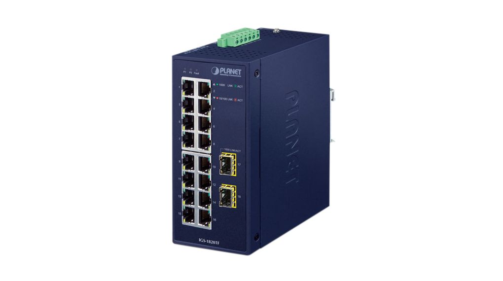 Planet IGS-1820TF Unmanaged 18 Port Industrial Ethernet Switch