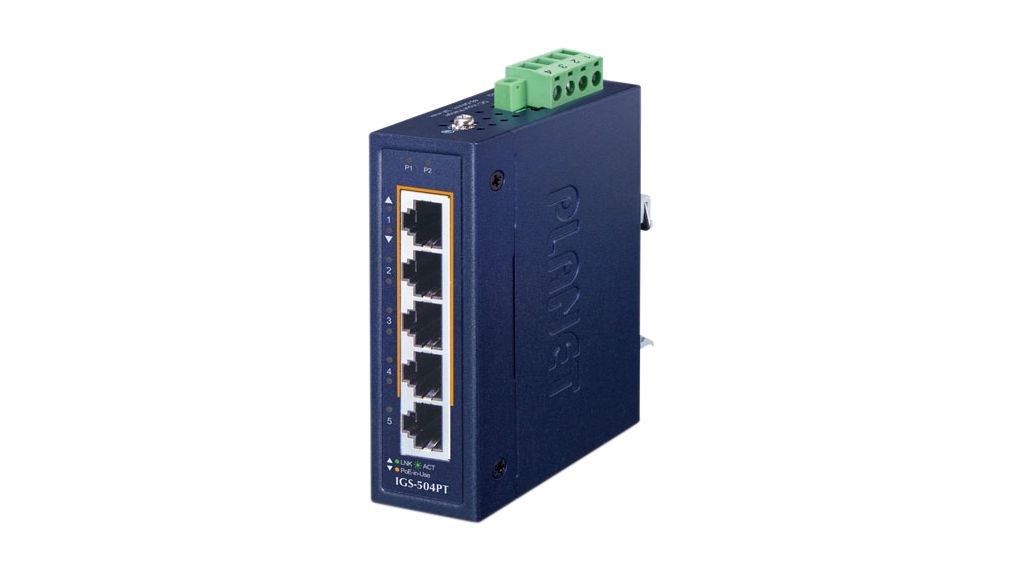 Planet IGS-504PT Unmanaged 5 Port Ethernet Switch Power Over Ethernet