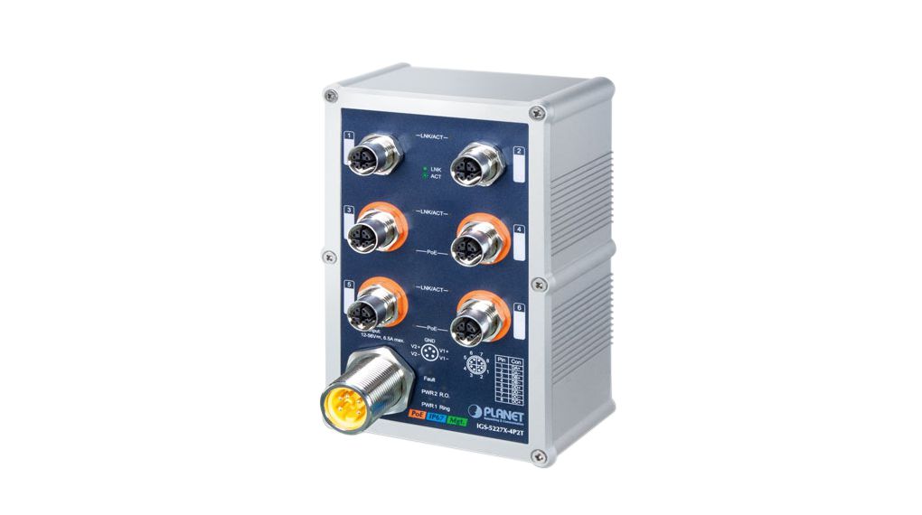 Planet IGS-5227X-4P2T Managed 6 Port Ethernet Smart Managed Switch Power Over Ethernet
