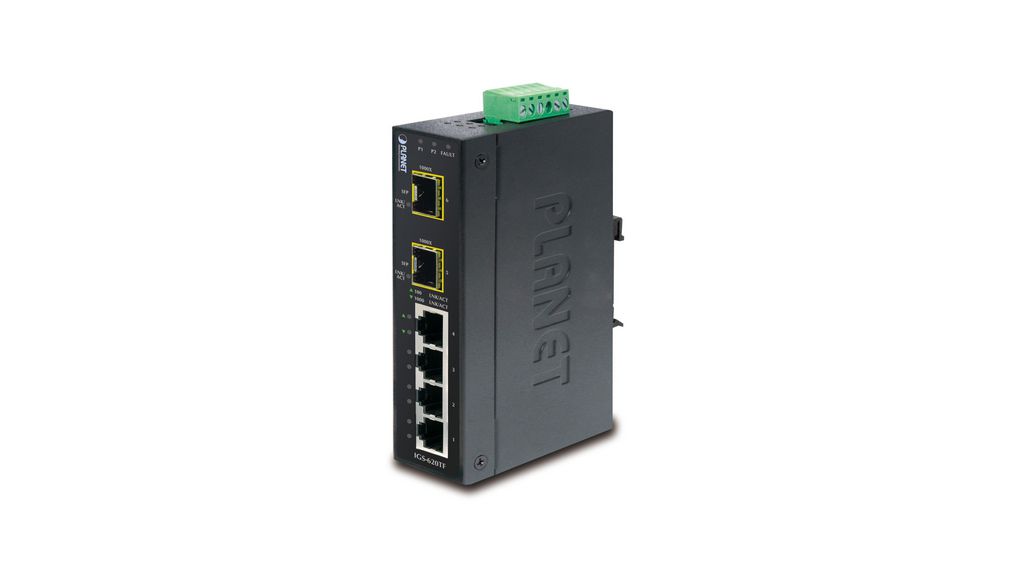 Planet IGS-620TF Unmanaged 6 Port Industrial Ethernet Switch