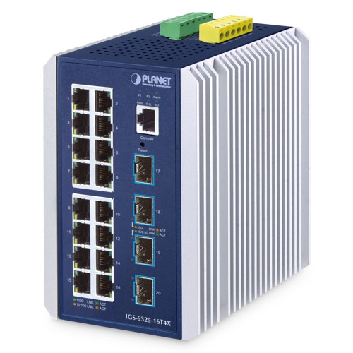 Planet IGS-6325-16T4X Managed Switch 16 Port RJ45 Power Over Ethernet