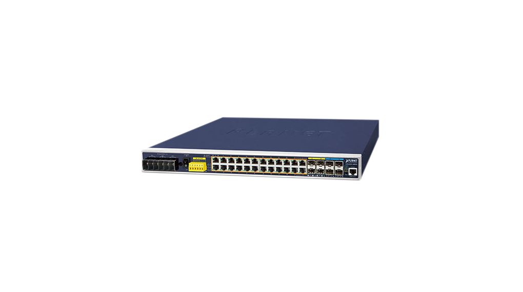 Planet IGS-6325-24P4X Managed 28 Port Industrial Ethernet Switch Power Over Ethernet