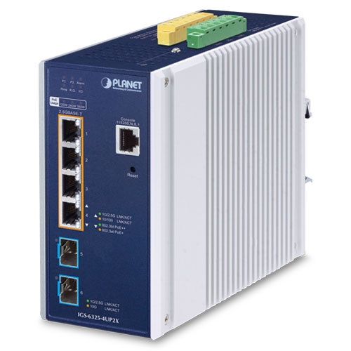 Planet IGS-6325-4UP2X Managed Switch 4 Port RJ45 Power Over Ethernet