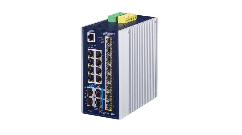 Planet IGS-6325-8T8S4X Managed 20 Port Ethernet Smart Managed Switch