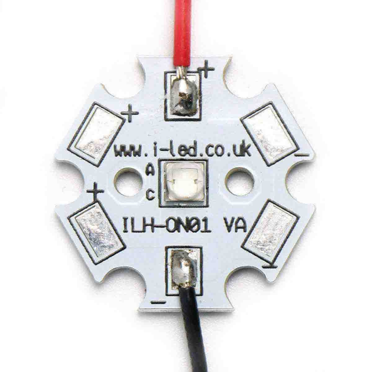 Intelligent Horticultural Solutions IHH-OG01-DEBL-SC221-WIR200.  OSLON Square 1+ PowerStar LED Array 1-LEDs Deep Blue