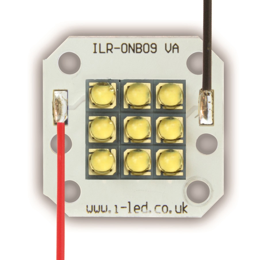 Intelligent LED Solutions IHR-OG09-NW90-SC221-WIR200. OSLON Square 9 LED Array 9-LEDs Neutral White LED (4000k)