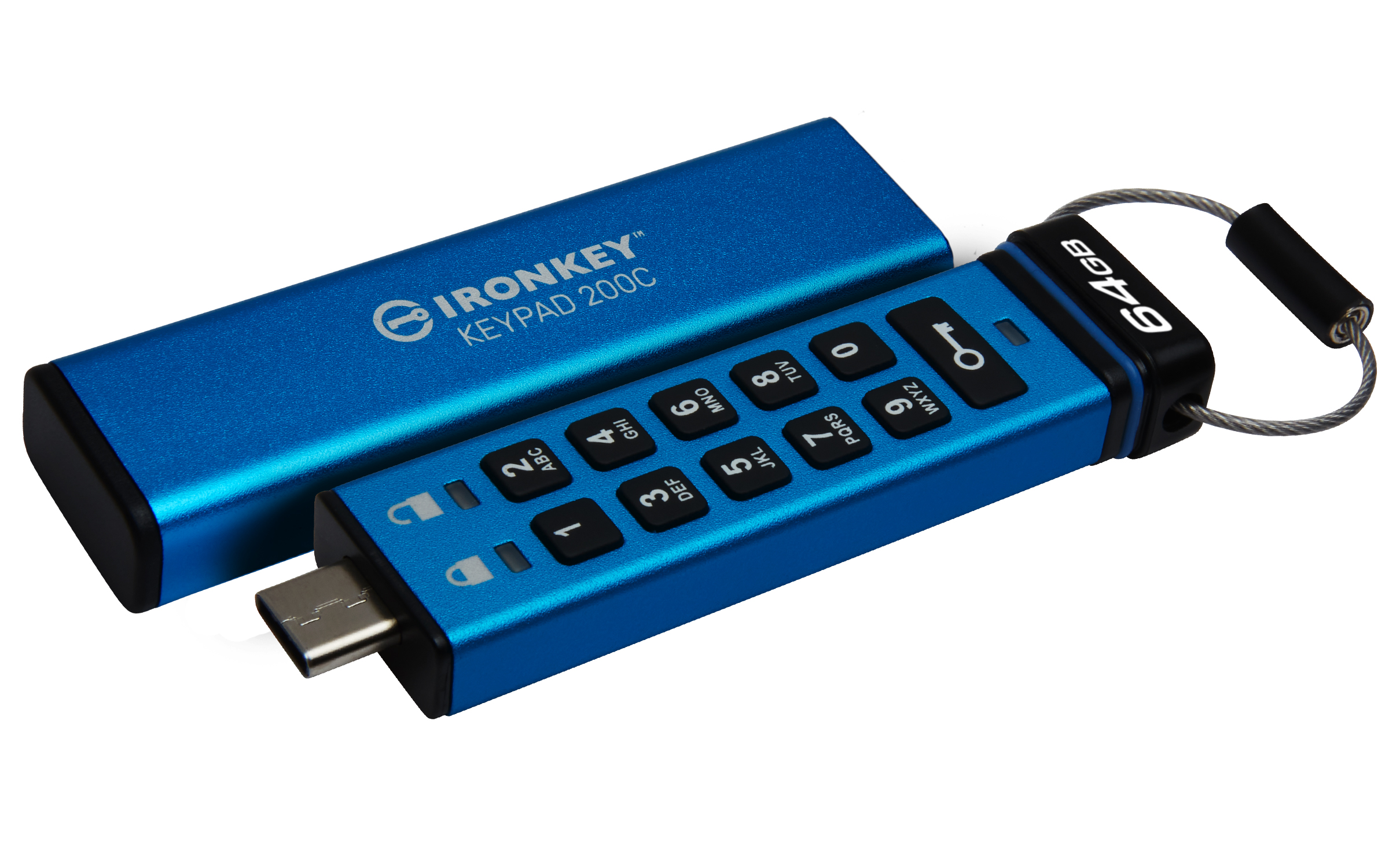 Kingston IronKey Keypad 200C 64 GB USB 3.2 USB Flash Drive