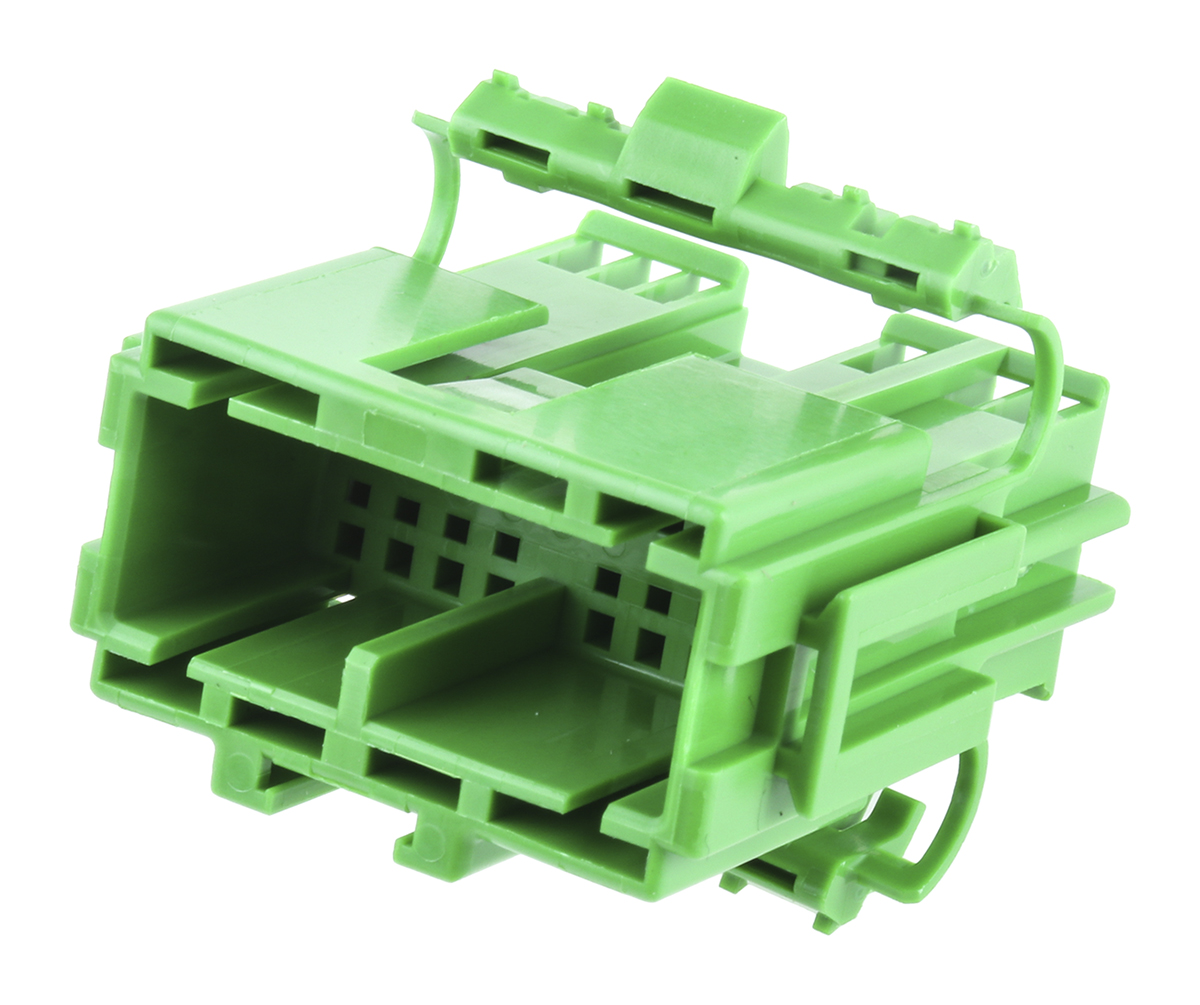 JAE, IL-AG5 Automotive Connector Female Yellow Cable 16 Way Crimp Termination IL-AG5-16P-D3C1