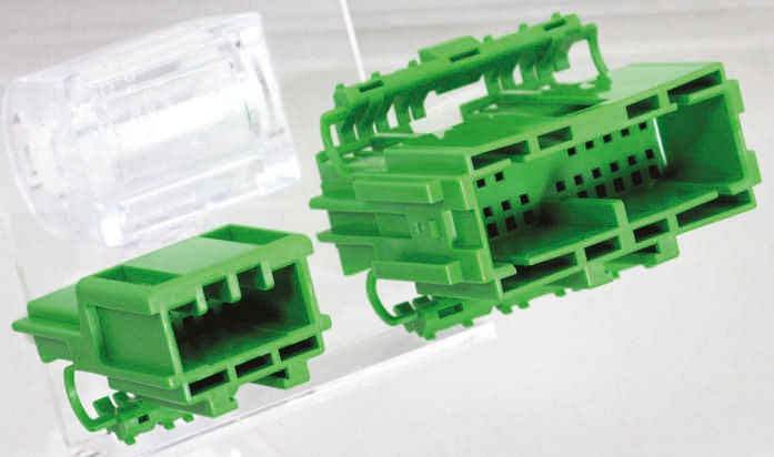 JAE, IL-AG5 Automotive Connector Male Green Cable 22 Way Crimp Termination IL-AG5-22P-D3C1
