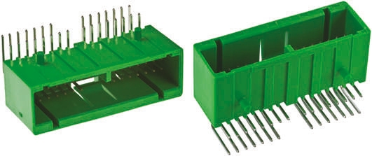 JAE IL-AG5 Series Right Angle Through Hole PCB Header, 22 Contact(s), 2.5 mm Pitch, 2 Row, Shrouded