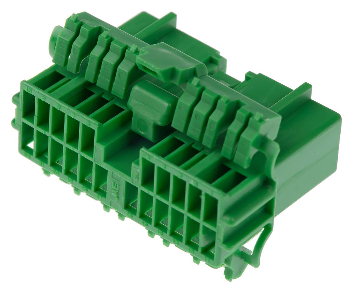 JAE, IL-AG5 Automotive Connector Female Yellow Cable 22 Way Crimp Termination IL-AG5-22S-D3C1