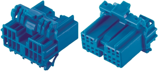 JAE, IL-AG5 Automotive Connector Female Blue Cable 22 Way Crimp Termination IL-AG5-22SK-D3C1-LB