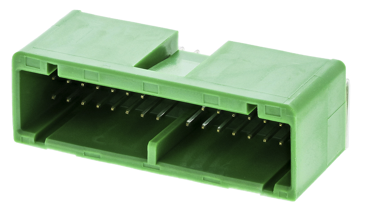 il-ag5-30p-d3l2 JAE IL-AG5 Series Right Angle Through Hole PCB Header, 30 Contact(s), 2.5 mm Pitch, 2 Row, Shrouded