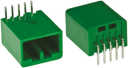 JAE IL-AG5 Series Right Angle Through Hole PCB Header, 6 Contact(s), 2.5 mm Pitch, 1 Row, Shrouded