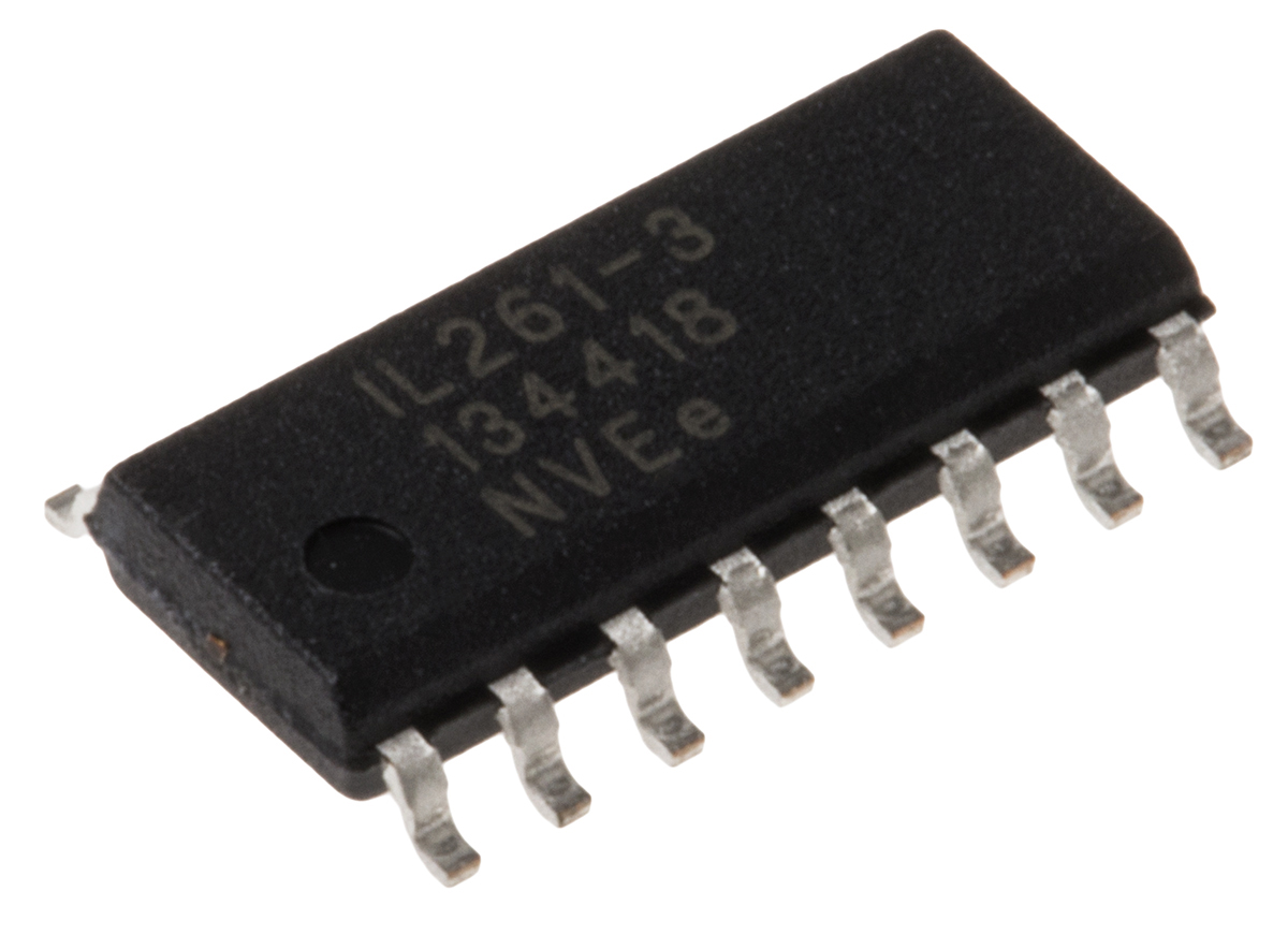 IL261-3E NVE, 5-Channel Digital Isolator 110 Mbps, 2500 Vrms, 5.5 V, 16-Pin SOIC