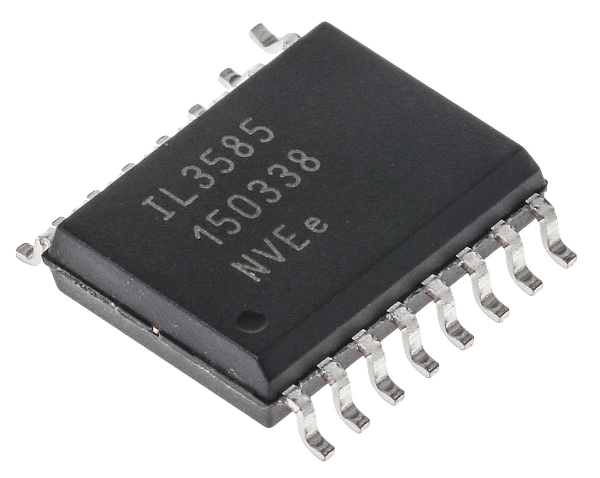 NVE IL3585E Line Transceiver, Digital, Non-Inverting, 16-Pin SOIC
