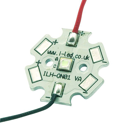 Intelligent LED Solutions ILH-SO01-SIBL-SC211-WIR200. OSLON Signal PowerStar LED Array 1-LEDs Blue LED